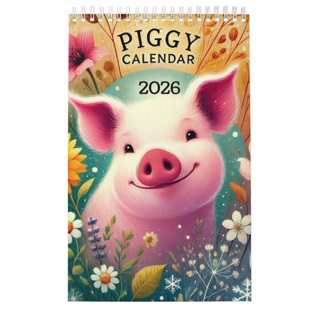 Calendário de Porcos 2025 (Capa)
