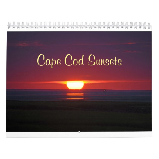 Calendário de Pôrs do sol do Cabo Cod (Capa)