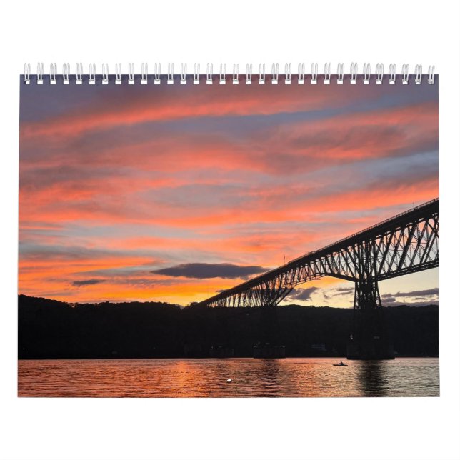 Calendário de Pôrs do sol do Vale do Hudson (Capa)