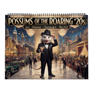 Calendário de Possum dos Anos 20 Rugidores