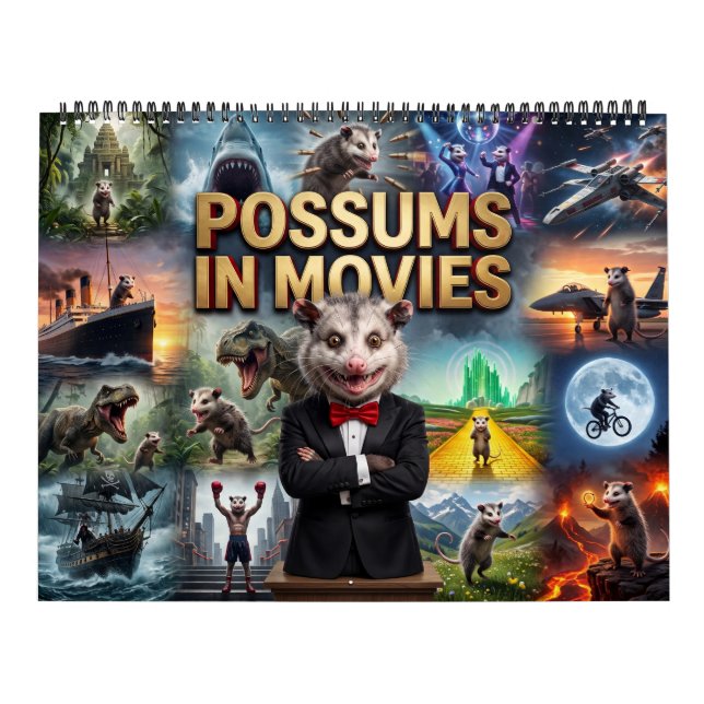 Calendário de Possums de Filmes de 2027 (Capa)