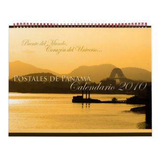 CALENDÁRIO DE POSTAIS PANAMÁ 2010
