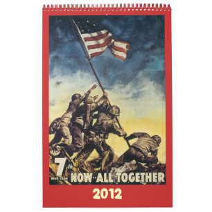 Calendário de Poster da Guerra Mundial 2012