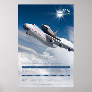 Calendário de Poster Homenagem ao Antonov An-225 M