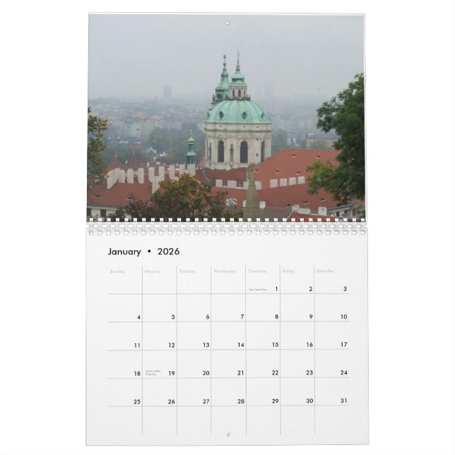 Calendário de Praga 2012 (Jan 2026)