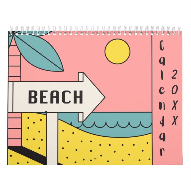 Calendário de praia de Verão (Capa)