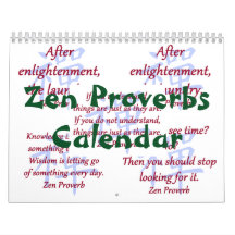 Calendário de Provérbios do Zen