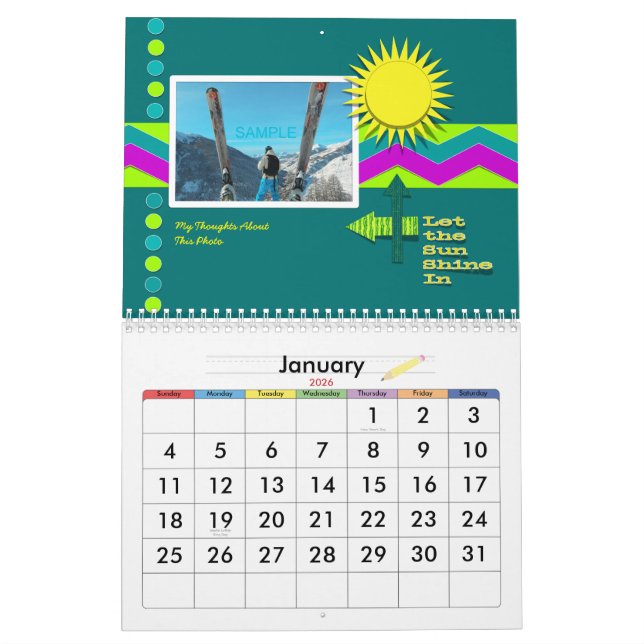 Calendário De Qualquer Ano Da Família De Estilos D (Jan 2026)