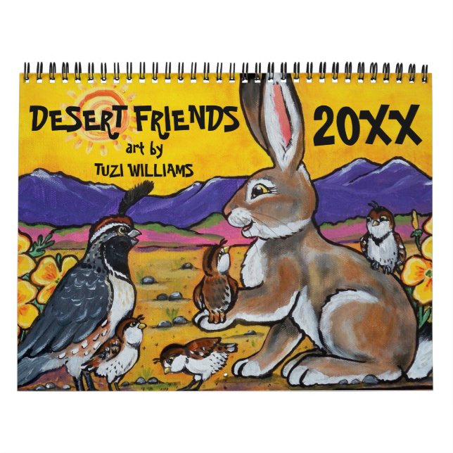 Calendário de qualquer ano para o Sudoeste Animal  (Capa)