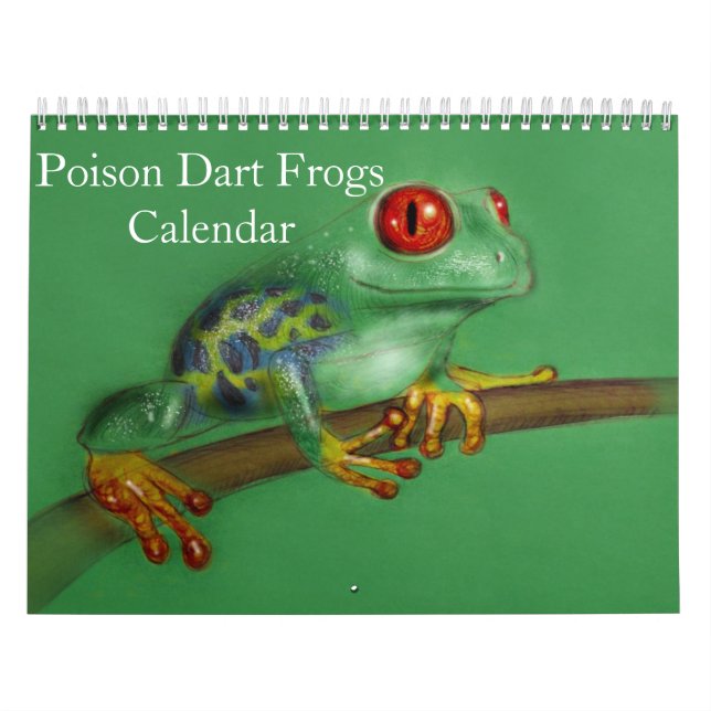 Calendário de rãs venenosas 2027 (Capa)