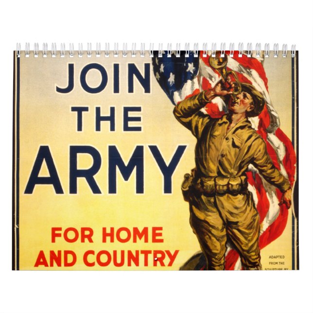 Calendário de Recrutamento do Exército Clássico 20 (Capa)