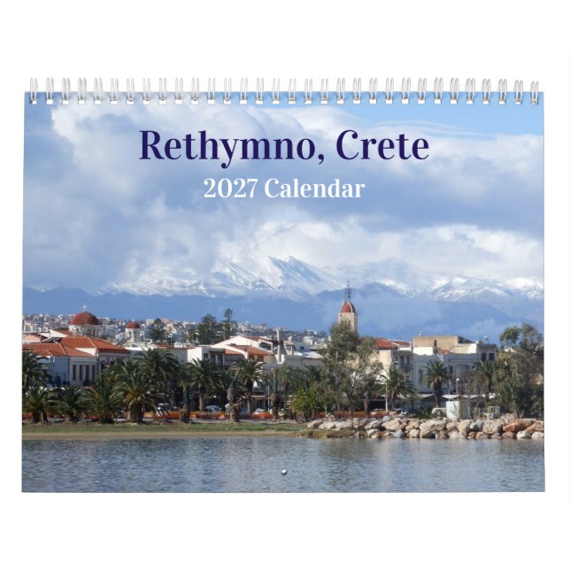 Calendário de Retimno Creta Grécia 2026 (Capa)
