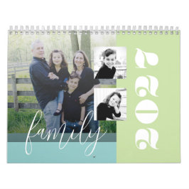 Calendário de Retrato de Família - Personalização 