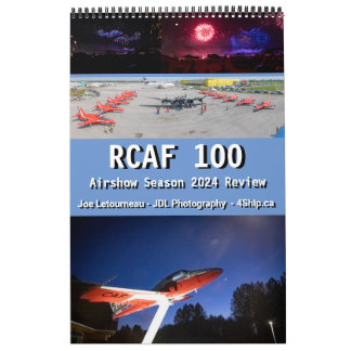 Calendário de Revisão de 2024 da Airshow RCAF 100