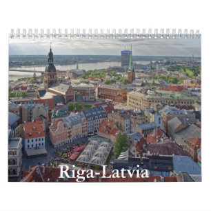 Calendário de Riga-Letônia