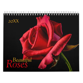 Calendário de Rosas Personalizados | Texto de Ano 
