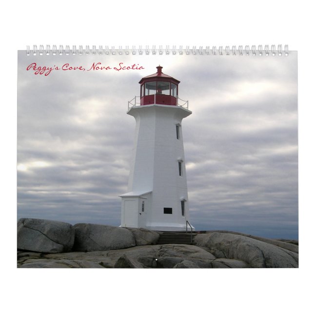 Calendário de Rota do Farol de Revestimento da Peg (Capa)