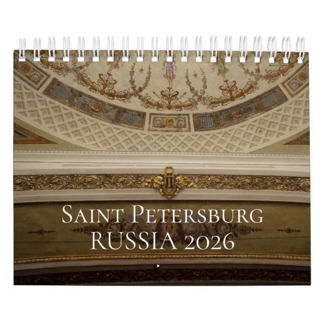 Calendário de São Petersburgo 2026 (Capa)