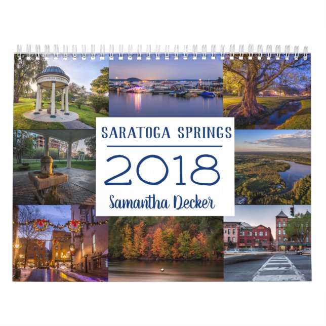Calendário de Saratoga Springs 2018 (Capa)
