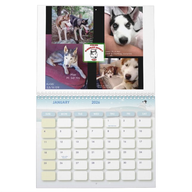 Calendário de SASHA 2009 (Jan 2026)