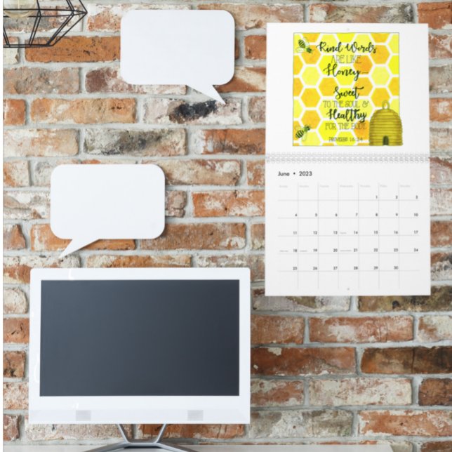 Calendário de Script Inspiracional Ilustrado (Criador carregado)