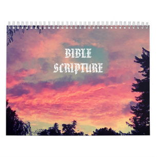 calendário de SCRIPTURE de bíblia