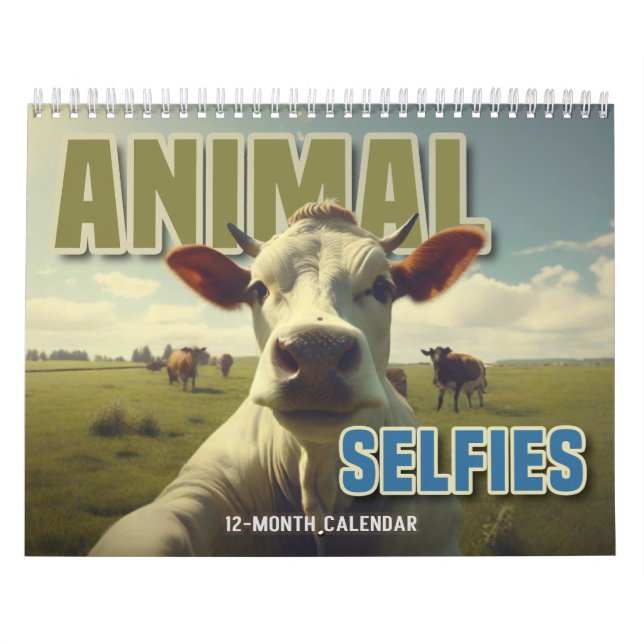 Calendário de Selfies de Animais (Capa)