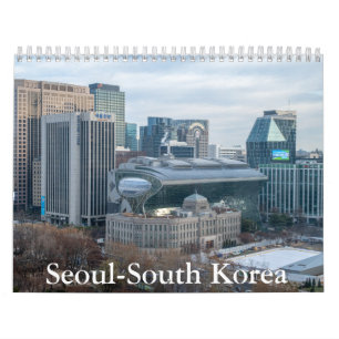 Calendário de Seul-Coreia do Sul