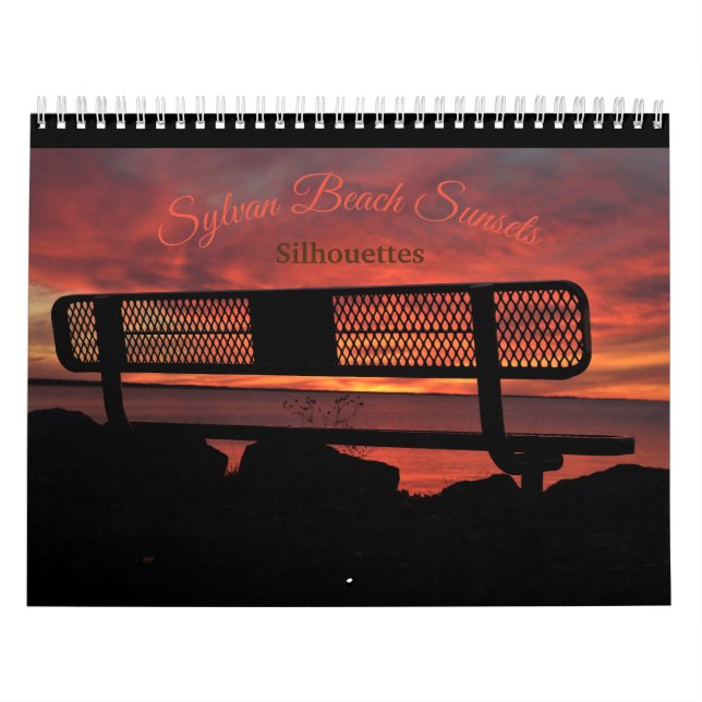 Calendário de Silhouettes de Praia de Sylvan (Capa)