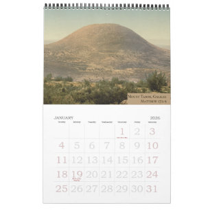 Calendário de Sítios Sagrados Cristãos na Terra Sa