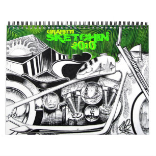 Calendário de Sketchin 2010 dos grafites
