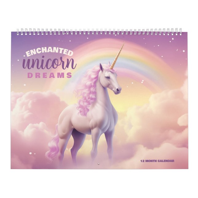 Calendário de Sonhos Unicórnios Encantado (Capa)