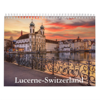 Calendário de Suiça de Luzerna