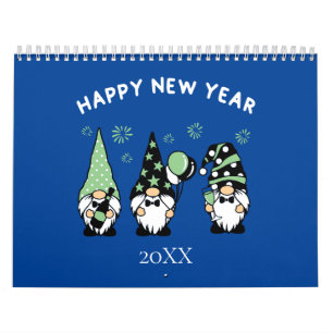 Calendário de Tendência Adorável de Cuta do Calend