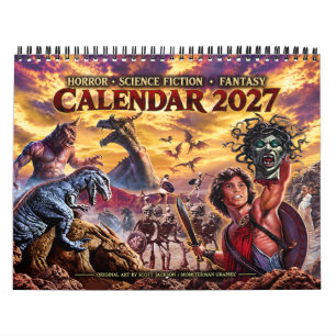 Calendário de Terror Sci-Fi Fantasia 2027 – Arte M