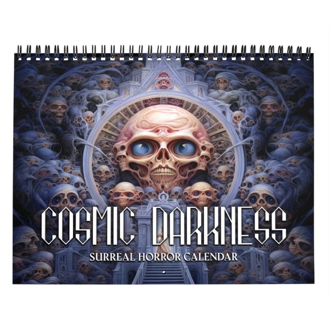 Calendário de Terror Surreal de Escuridão Cósmica  (Capa)