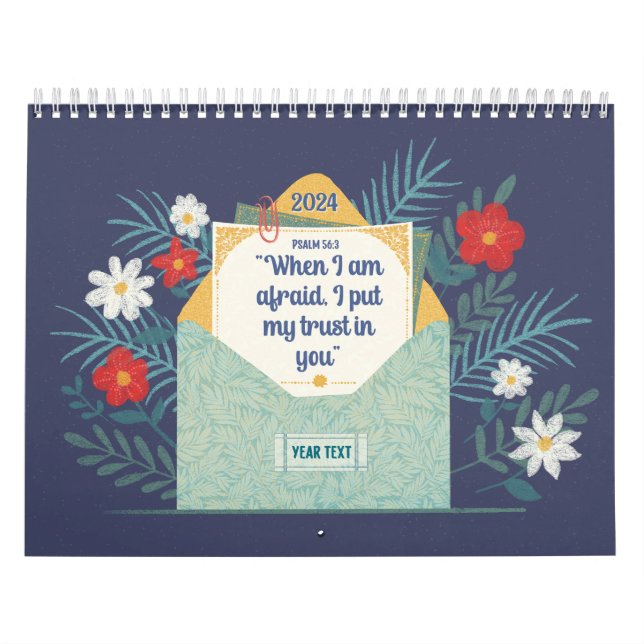 Calendário de Texto de 2024 Anos (Capa)