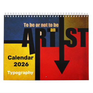 Calendário de Tipografia