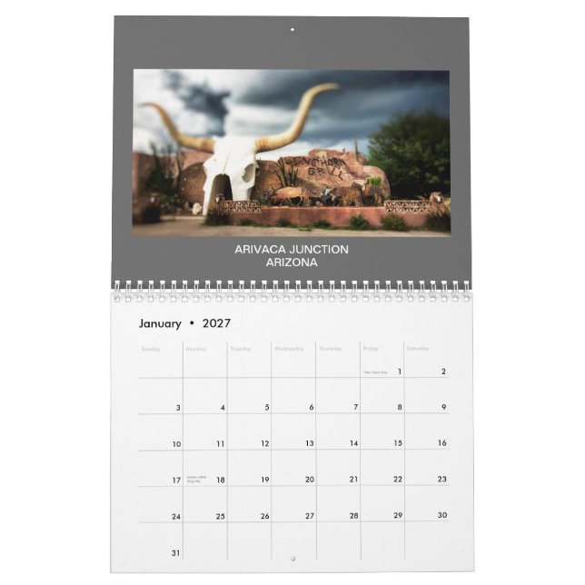 Calendário de Tippins Photoworks 2015 do Mac (Jan 2027)