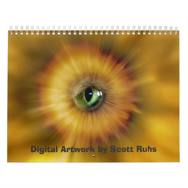 Calendário de Trabalho de arte Digital 2012 (Capa)