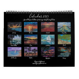 Calendário de Tranquilidade 2025 do artista Tammy 