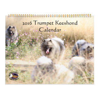 Calendário de Trompet Keeshond