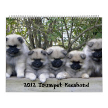 Calendário de Trumpet Keeshond 2012