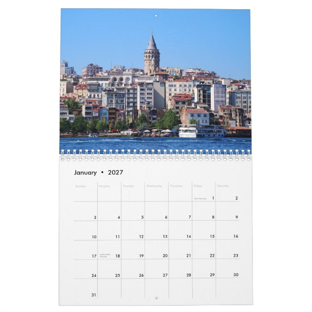 Calendário de Turquia 2012 (Jan 2027)