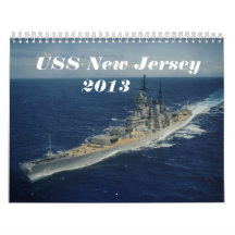 Calendário de USS New-jersey