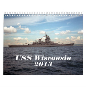 Calendário de USS Wisconsin - 2013