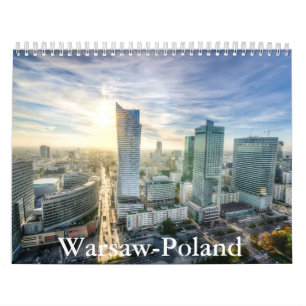 Calendário de Varsóvia-Polônia