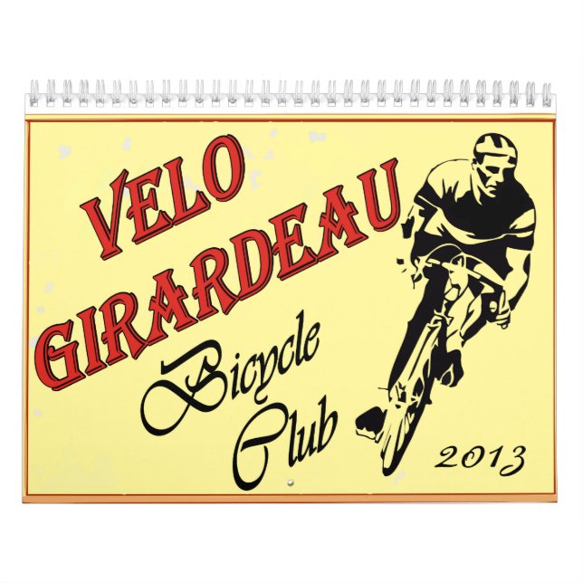 Calendário de Velo Girardeau 2013 (Capa)