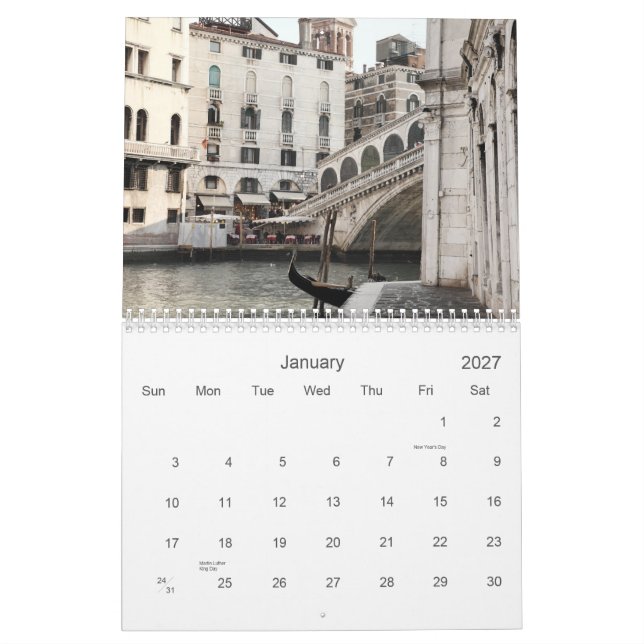 Calendário de Veneza, 2011 (Jan 2027)