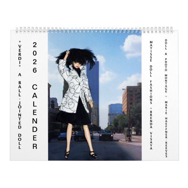 Calendário de Verdi de 2026: Uma Boneca de Juntas  (Capa)